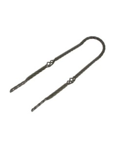 Twisted Square Cage Short Back 24 Sissy Bar Black.